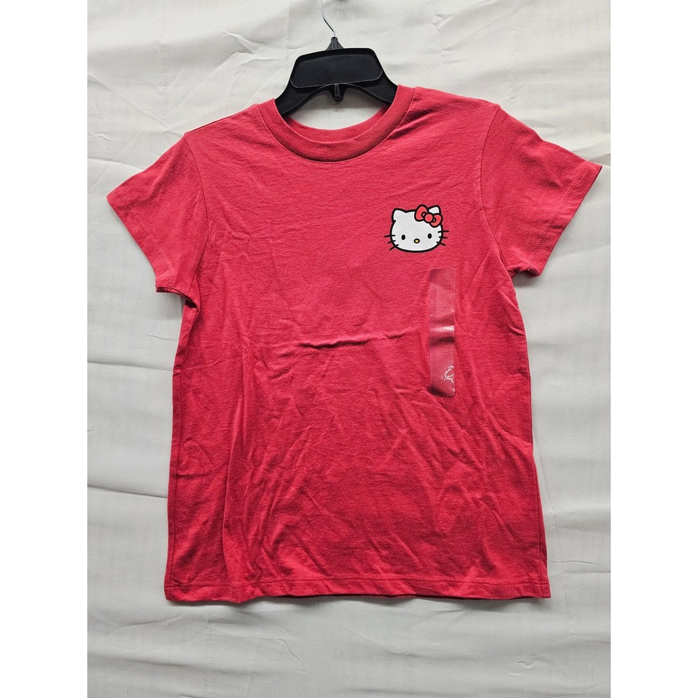 Hello Kitty Sanrio Red Graphic T-Shirt Womens XXS Mad Engine‎ Always Be Kind New